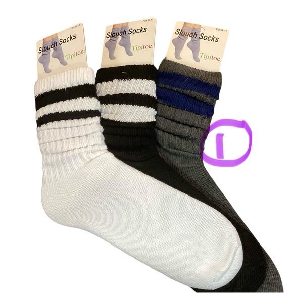 NEW COLOR PACKS! 🍂3 Pair Thick/Chunky Slouch Socks Ladies - Picture 9 of 14